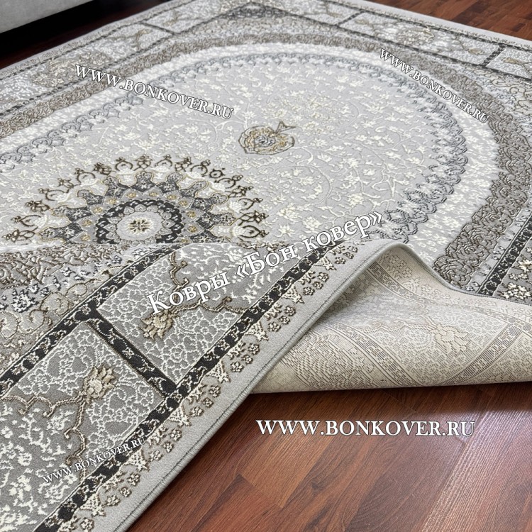 Турецкий Ковер Для гостиной New дизайн 96 Серый