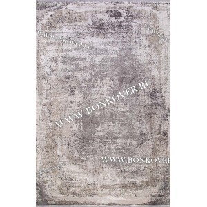 Премиальный Ковер из Артшелка Дизайн 25 Серо-Бежевый